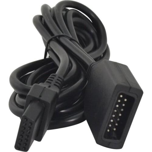 100pcs wholesale 3M 15pin Extension Cable for S N K for N e o-Geo M-V-S A-E-S Controller Joystick game pad Extension Cable