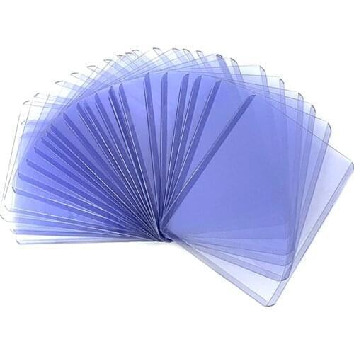 25 pcs Holder Toploaders and Clear Sleeves for Collectible Trading Basketball Sports Cards 35PT Rigid Plastic