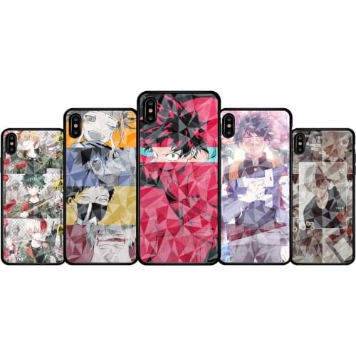 My Hero Academia Midoriya Izuku Acrylic Phone Case Cover For iphone X XR XS 11 12 Pro For Samsung Galaxy