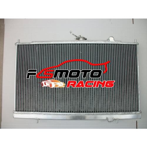 2 Row Aluminum Radiator for Mitsubishi LANCER EVO 4 5 6 MT TURBO 1996 - 2000 1997 1998 1999 2000