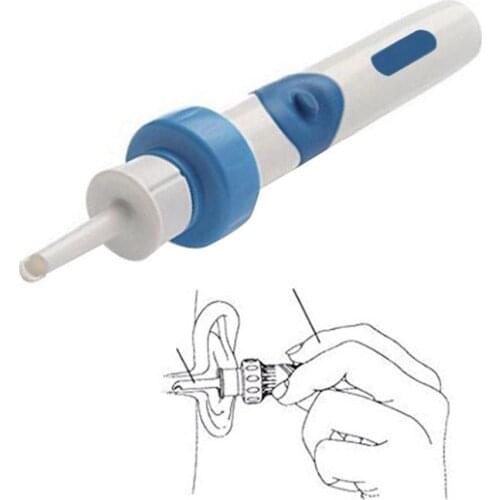 Electric Cordless Safety Vibration Painless Vacuum Ear Wax Cleaner Child Ear Pick Remover Automatic Washer