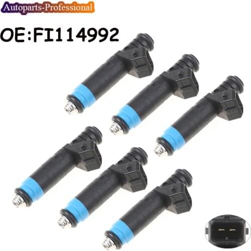 6 Pcs/lot High Quality Fuel Injector Nozzle For V8 LT1 LS1 LS6 DEKA FI114992 110324 F127800418 109991 FI114991 Nozzle