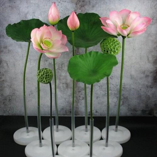 Artificial Simulation Lotus Leaf Artificial Flower Lotus Home Water Surface Pond Decorative DIY Fake Flower Green Plant PU Lotus