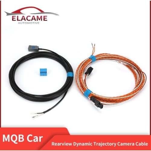 HighLine Rear view Dynamic Trajectory Camera Cable Harness For VW MQB Tiguan for Audi A3 8V A4 B9 A5 A6 Q3 Q5 Octavia SUPERB