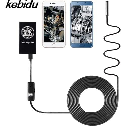 Kebidu Endoscope Inspection Camera HD USB Ip67 8.0mm 2in1 Waterproof 1M/2M/5M Endoscopic Android iOS Windows Boroscope Camera