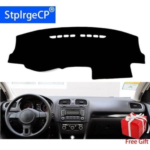 For Volkswagen golf 6 2010 2011 2012 Car Styling Dash Mat Dashmat Dashboard Sticker Cover Sun Shade Dash Board Cover Carpet