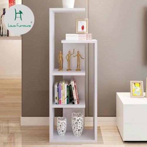 Louis Fashion Bookcases Minimalist Modern Bedroom Living Room Creative Floor Multi Storey