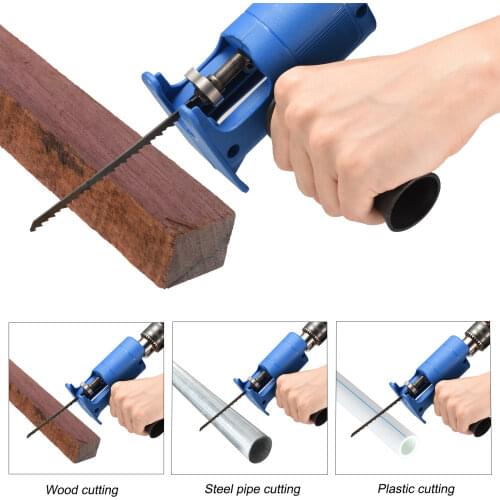 ZK30 Reciprocating Saw Power Tool Reciprocating Saw Metal Cutting Wood Cutting Tool Electric Drill Attachment With Blades