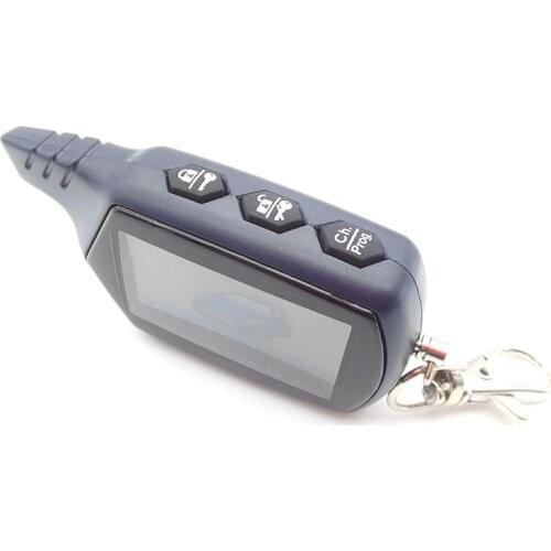 B9 Starline B9 LCD Remote Controller For Two Way Car Alarm Starline B9 Twage Keychain Russian Version