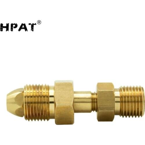 HPAT Draft Beer Nitrogen Regulator To Co2 Tank Adapter CGA580