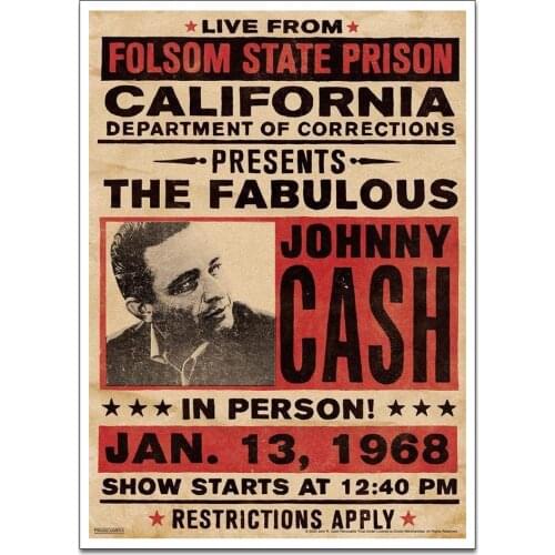 Modern Canvas Poster Johnny Cash Wall Art Painting Nordic Posters and Prints Wall Pictures for Home Decor No Frame