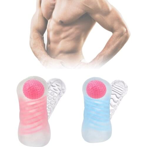 Red Ball Massage Spiral Suck Male Masturbators Jelly Vagina Real Pussy Hole Channel Penis Stimulating Aircraft Cup