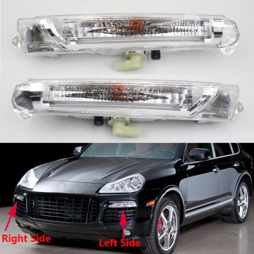 Car Left Side Right Side Front Bumper Turn Signal Light For Porsche Cayenne 2008 2009 2010 OEM 95563118502 95563118602