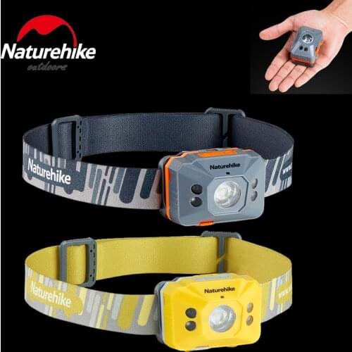 LED Headlamp 4 Modes Headlight Sensor Light Ultralight & Waterproof For Camping Running Hiking And Reading USB Cable Included