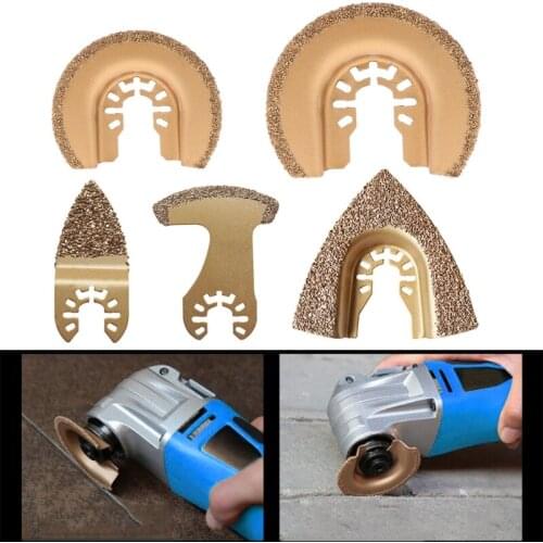 Carbide Saw Blade Triangle Rasp Oscillating Saw Blade Tile Ceramics Cutting Tool Power Tool Accessories