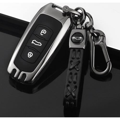 Zinc alloy Car Key Case Cover Protection Accessories For Geely Atlas Boyue NL3 EX7 Emgrand X7 EmgrarandX7 SUV GT GC9 borui