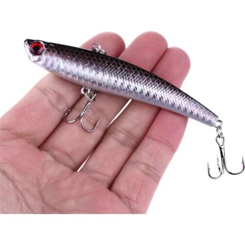 1Pcs VIB Fishing Lures 9.5cm 26g Sinking Hard Artificial Bait Vibration Winter Ice Pike Carp Wobbler Fishing Tackle