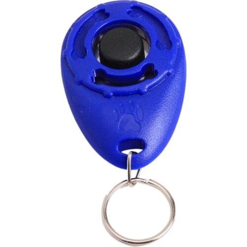 1Pc High Quality Pet Dog Training Adjustable Sound Key Chain Dog Clicker QB877522
