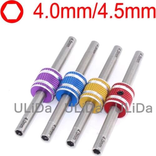 4.0mm/4.5mm DIY Hexagonal Hex Screw Driver Tool Screwdriver M2 M2.5 Nut Driver Socket Sleeve for FPV RC Model Aircraft Parts