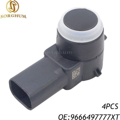 4PCS 9666497777XT Park Sensor PSA9666497777XT For Peugeot Citroen PDC Parktronic