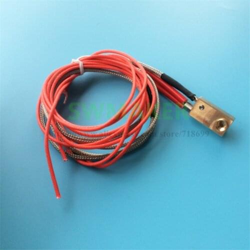 Ultimaker2 UM2 heater block detachable copper head split copper head with brass nozzle + Heating rod + thermocouple 3D printer