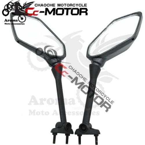 Black brand professional accessories motorcycle side mirror for Kawasaki NINJA650R ER-6F NINJA400R Z1000SX NINJA rearview mirror