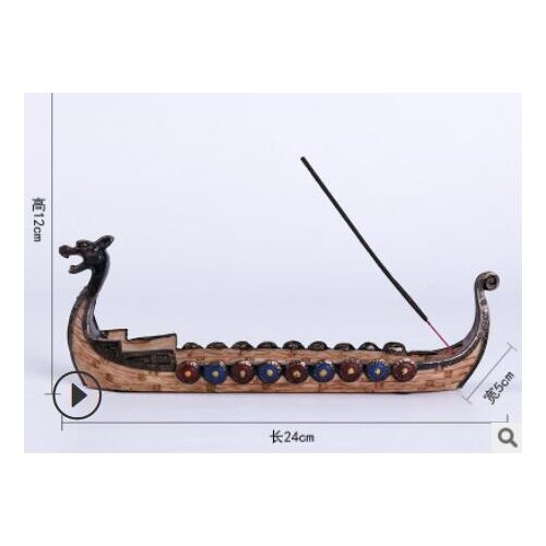 Decorative dragon boat incense ware in the living room decorative home crafts creative handicrafts home layout living