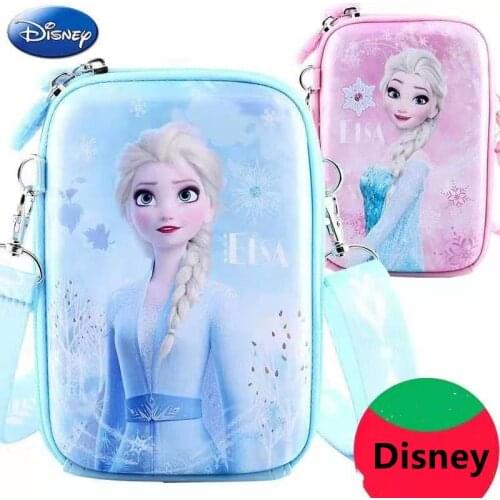Disney Frozen Slanting Girl Bag Elsa Anna Kids Bag Super Light Large Capacity Water Proof Teenage Birthday Gifts Age 5-13 years