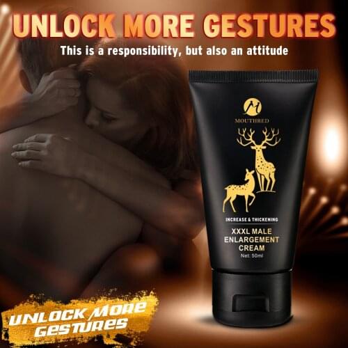 50ML Big Penis Enlargement Cream for Man Lasting Erection Gel Male Increase Size Xxl Stronge Sex Delay Cream Aphrodisiac for Man