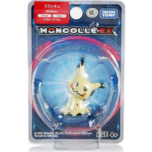 Takara Tomy Pokemon Moncolle-EX Sun Moon 4cm Mini Toy Collection Figure Mimikyu New in Box 968542