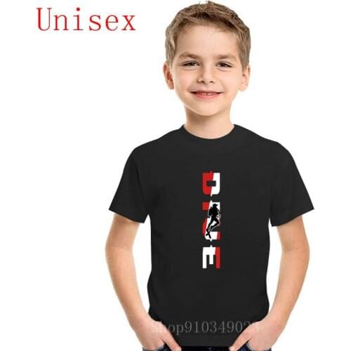 Scu-ba Dive logo fashion Kawaii summer children Tshirt printed Custom kids T-shirts boy clothes girls clothes Scu-ba diver tee