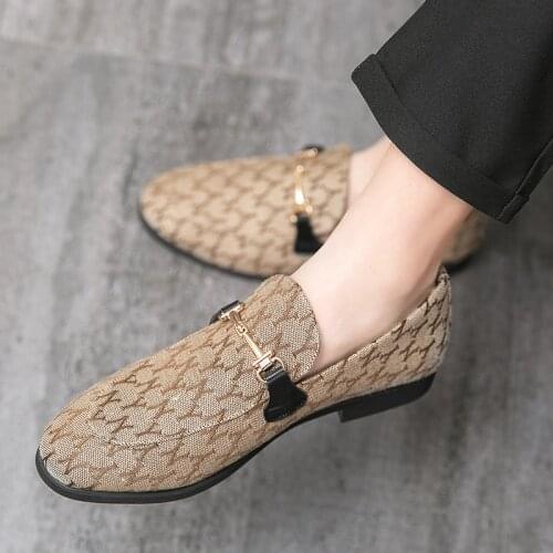 Leather Men Shoes Luxury Brand Casual Boat Shoes Slip on Formal Loafers Men Moccasins Zapatos De Hombre Male Driving Shoes