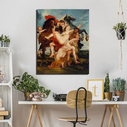 Peter Paul Rubens Wife Wall Art Canvas Posters And Prints Canvas Painting Decorative Pictures For Office Living Room Home Decor