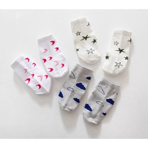 New Baby Socks Cotton print design Baby boy and girl Infant Newborns Toddlers Socks Unisex Baby Socks for 0-4 years CS.99