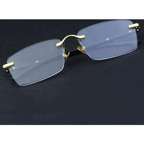 TR90 Rimless Reading Glasses Woman Natural Crystal Stone Lens Hyperopia Presbyopia Myopia Glasses Man UV400 Anti Eye Dry