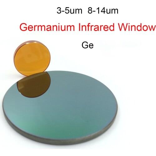 Single Crystal Germanium Lens Infrared Window Thermal Imaging Temperature Measurement Thickness 3mm