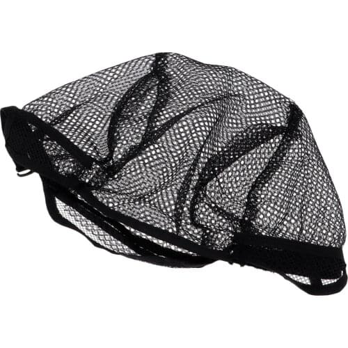 Unisex Real Human Hair Wig Nylon Braid Wig Cap Breathable Stretchy Net Cap