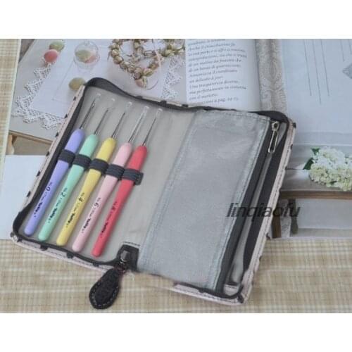 Multicolored lace crochet set imported from Japan, high-end sewing crochet tools