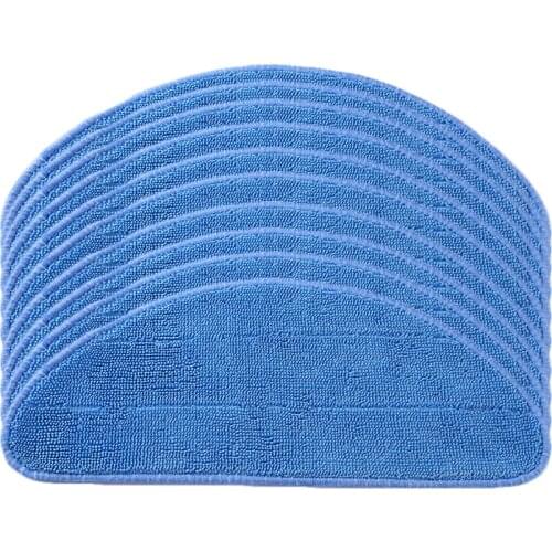 10pcs Mop pad for ILife V50 V55 V3 V5s pro V3s V5 V5s CR120 CR130 Vacuum cleaner mop cloth replacements cleaning pad accessories