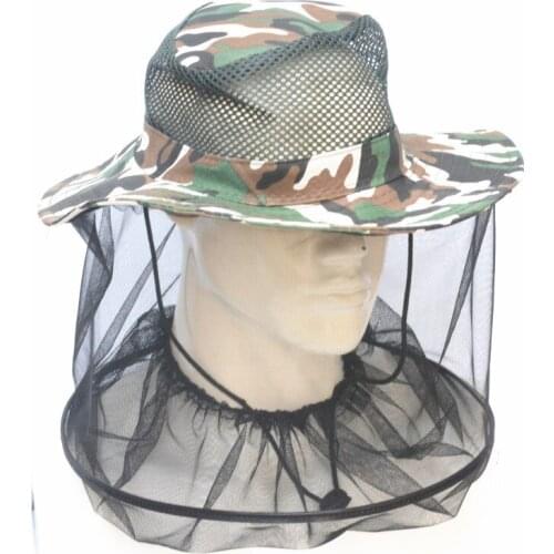 WolFAce Anti Mosquito Bug Bee Insect Mesh Hat Head Face Protect Net Cover Travel Camping Fishing Protector New Product Fashion