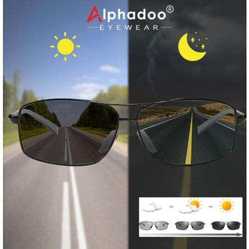 2021 Driving Photochromic Sunglasses Men Polarized Glasses Women Day Night Vision Driver Eyewea A505