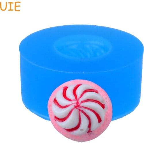 XYL216U 14.6mm Whipped Cream Silicone Mold - for Cupcake Topper, Fondant, Sugarcraft, Miniature Sweets, Candy, Chocolate, Resin