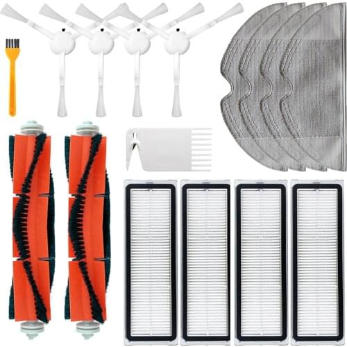 Main Brush Cover Box Side Brush Filters Mop Cloth for Xiaomi Mijia 1C STYTJ01ZHM Robot Vacuum Cleaner Parts Accessories