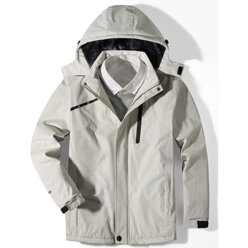 Winter Jacket Men Fleece Thick Warm Windbreaker Waterproof Snow Jackets Mens Hooded Parka Coats Brand Clothing Plus Size 6XL 7XL