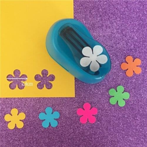 1 inch new flower shape punch craft bloom hole puncher for scrapbooking Kids scrapbook paper cutter Embossing petal sharper