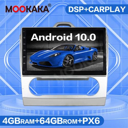 Android 10.0 4+64GB 4G SIM LTE Car GPS Navigation Radio For Ford Focus 2007-2011 Auto Multimedia Player Stereo Head Unit Carplay