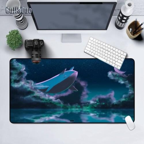 GuJiaDuo Funny Cartoon Pictures Large Mouse Pad Computer Pc Keyboard Non-slip Desk Mat Gaming Accessories Kawaii Anime Mousepad