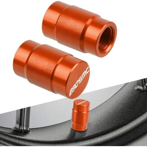 For 690SMC 690 SMC R 2008 2009 2010 2011 2012 2013 2014 2015 2016 Motorcycle Vehicle Wheel Tire Valve Stem Caps Covers