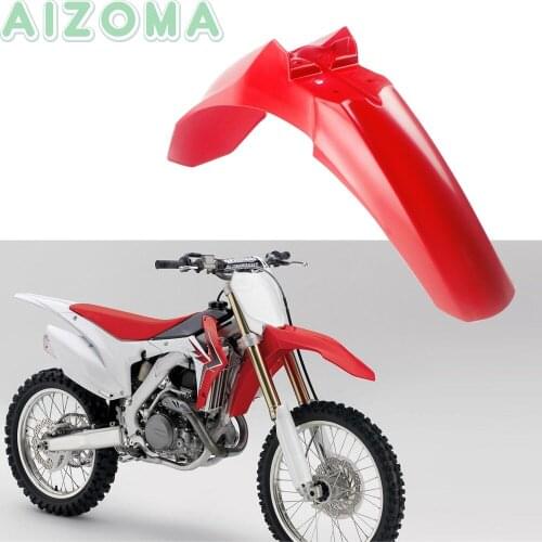 Enduro Motocross Red Front Fender Cover Guard Off-road Mudguard Protector For Honda CRF450R 2013-2016 CRF250R 2014-2017