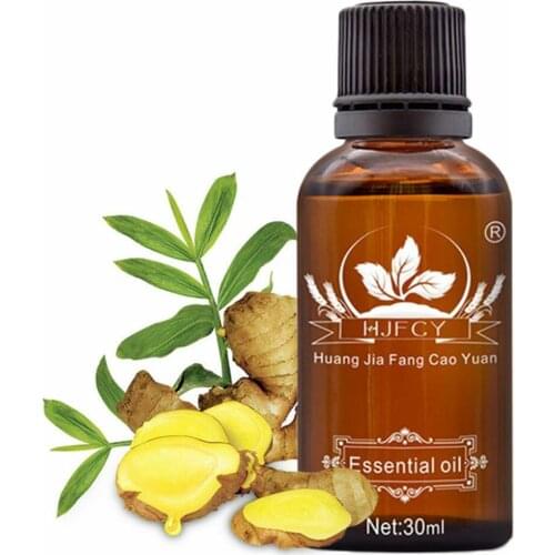 Ginger Essential Oil Body Massage Oil Anti Aging Lymphatic Detoxification Body Pure Plant Essential Oil
